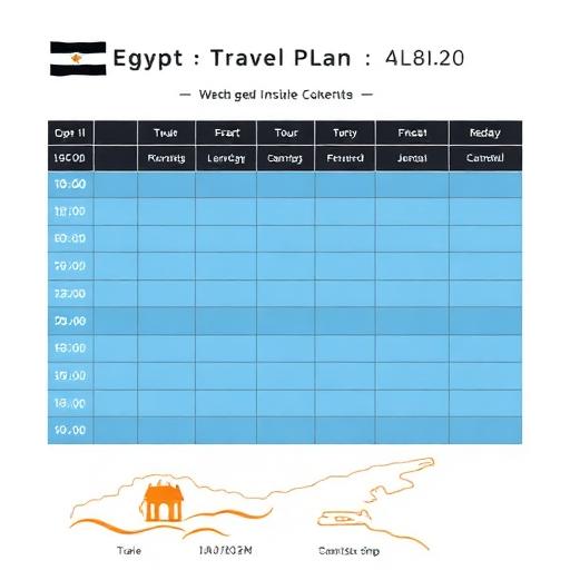 We send an itinerary